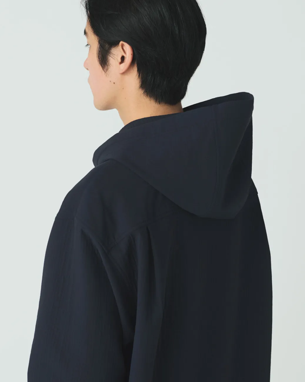 Easy Cloth Hooded Shirt
