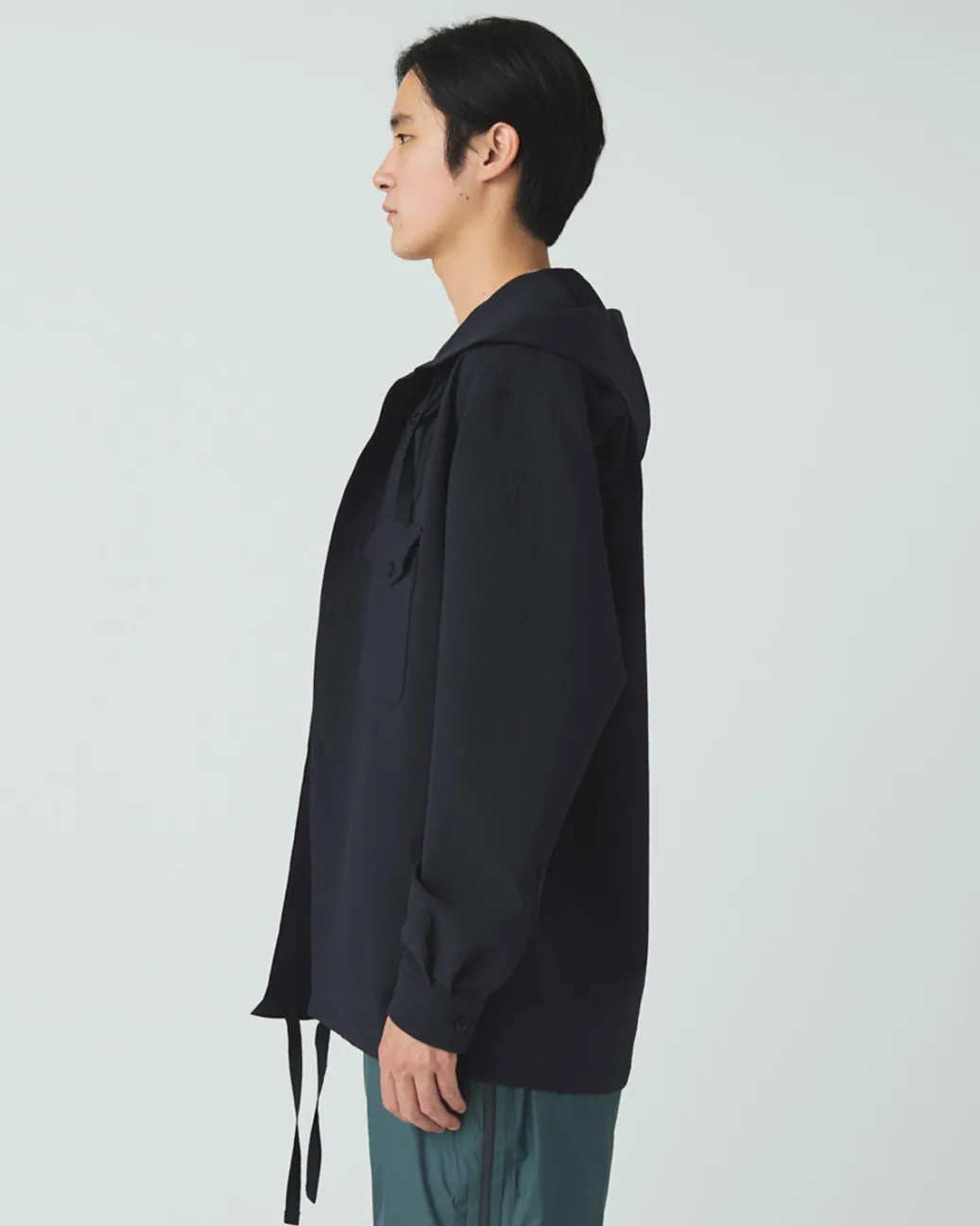 Easy Cloth Hooded Shirt