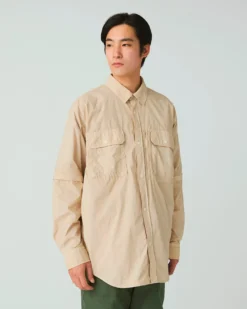 Garment Dyed Convertible Shirt