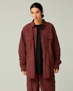 Garment Dyed Convertible Shirt