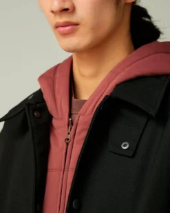 Hybrid Wool Coach Jacket