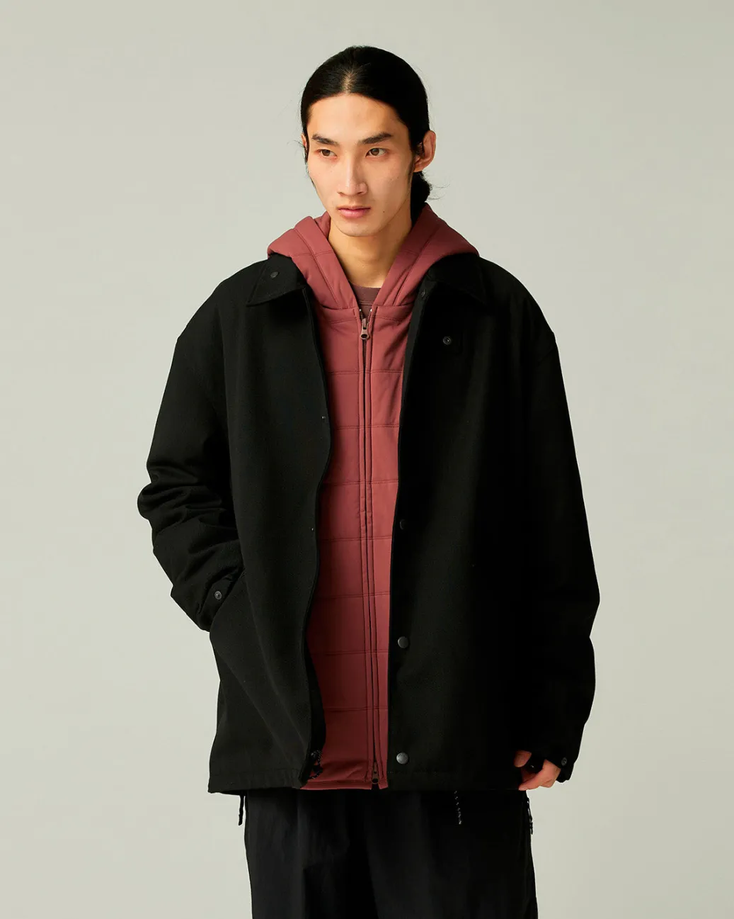 Hybrid Wool Coach Jacket