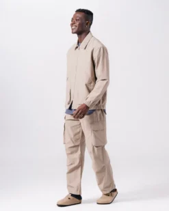 Light Dobby Cloth Harrington Jacket