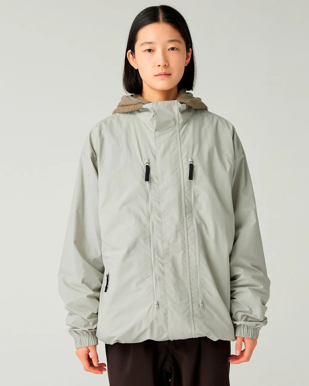 Nylon Tussah Utility Storage Jacket