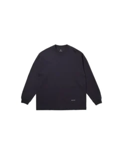 Organic Cotton Mercerized Border L/S T-Shirt