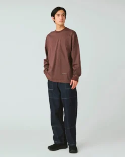 Organic Cotton Mercerized Border L/S T-Shirt
