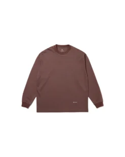 Organic Cotton Mercerized Border L/S T-Shirt