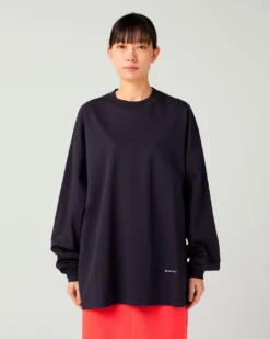 Organic Cotton Mercerized Border L/S T-Shirt