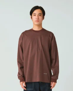 Organic Cotton Mercerized Border L/S T-Shirt