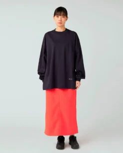 Organic Cotton Mercerized Border L/S T-Shirt