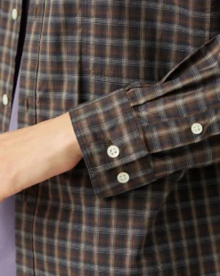 Organic Cotton Ombre Check Shirt
