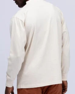 Recycled Cotton Mockneck Long Sleeve T-Shirt