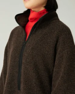 Recycled Wool Boa Pullover