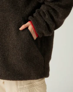 Recycled Wool Boa Pullover