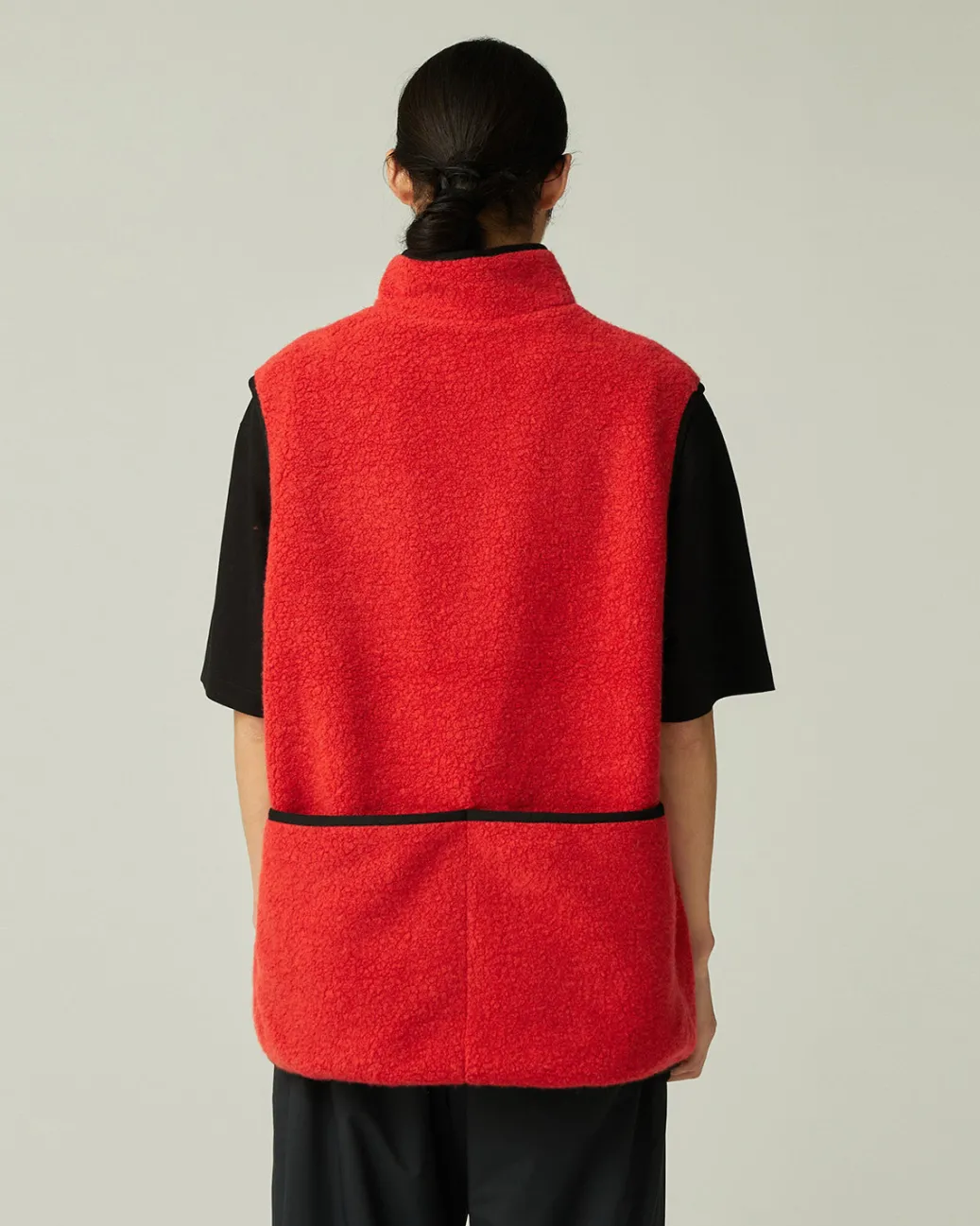 Recycled Wool Boa Vest