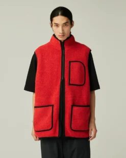 Recycled Wool Boa Vest