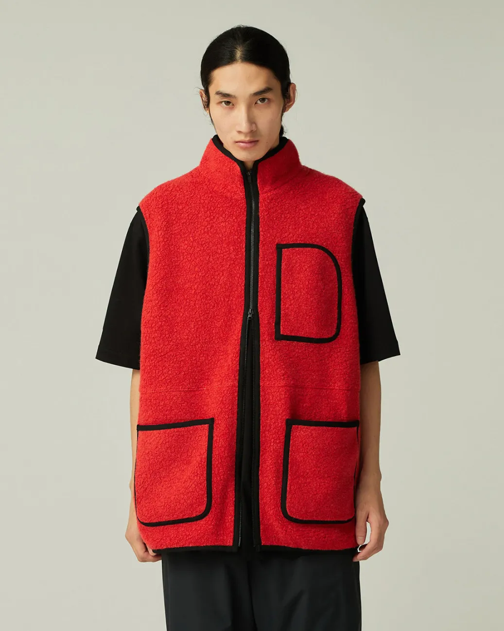 Recycled Wool Boa Vest
