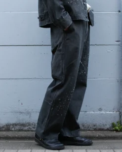 Sulfur Dyed Fade Painted Pants