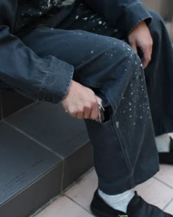 Sulfur Dyed Fade Painted Pants