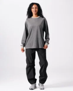 Summer Wool Stripe L/S T-Shirt