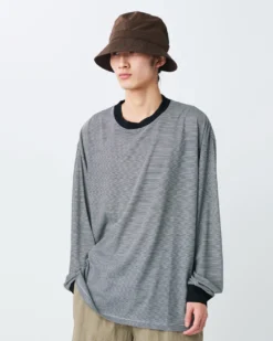 Summer Wool Stripe L/S T-Shirt