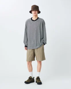 Summer Wool Stripe L/S T-Shirt