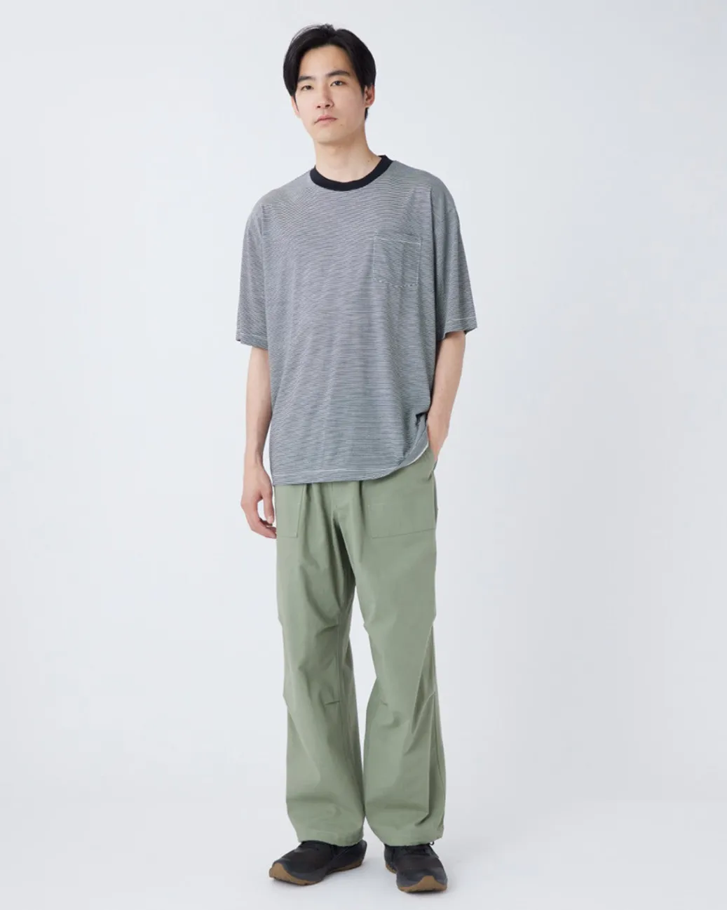 Summer Wool Stripe T-Shirt