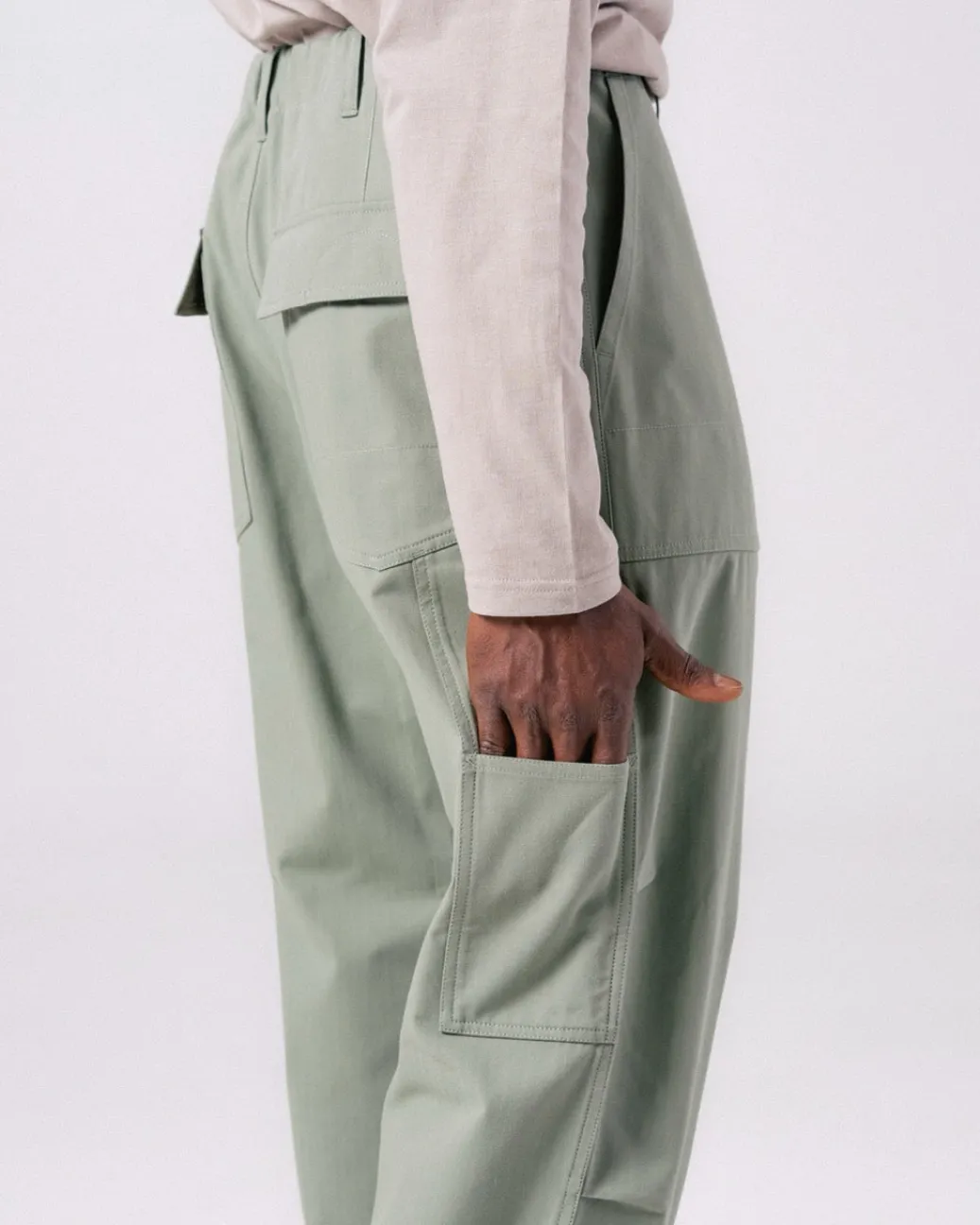 TAKIBI Herringbone Pants