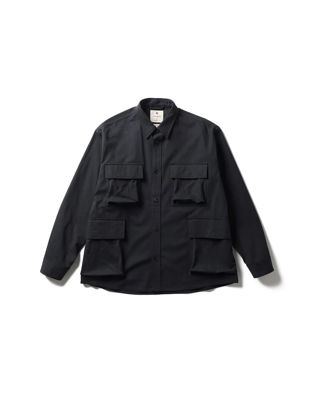 TAKIBI Herringbone Shirt Jacket