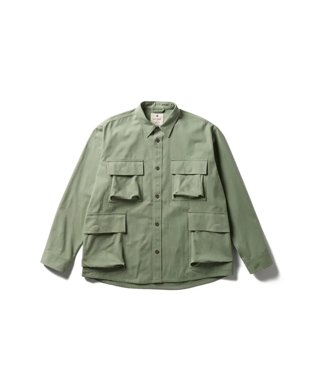 TAKIBI Herringbone Shirt Jacket