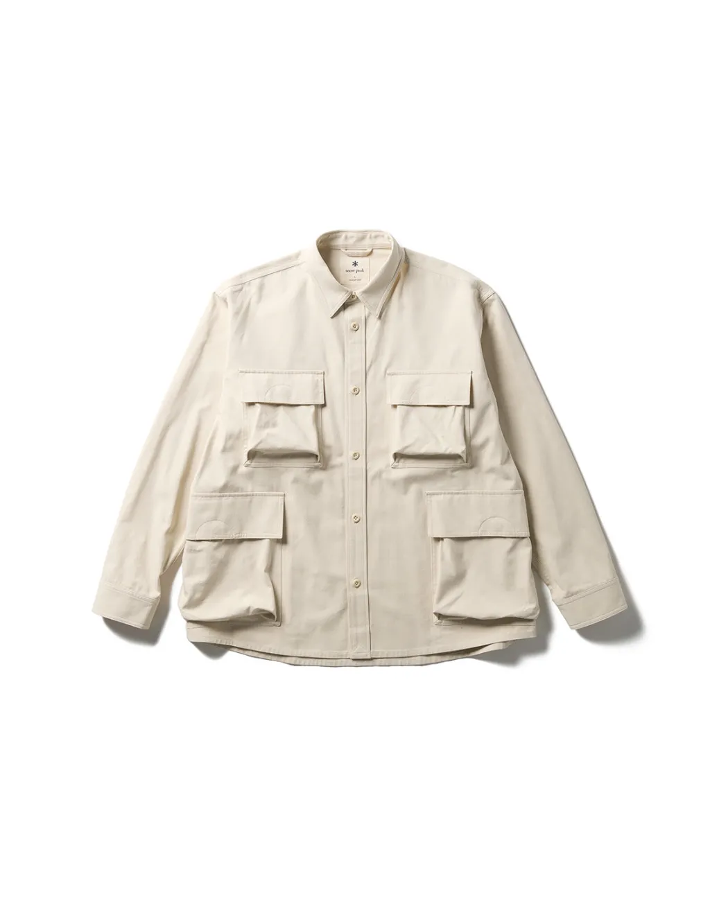 TAKIBI Herringbone Shirt Jacket