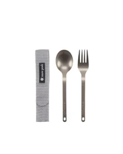 Titanium Fork & Spoon Set