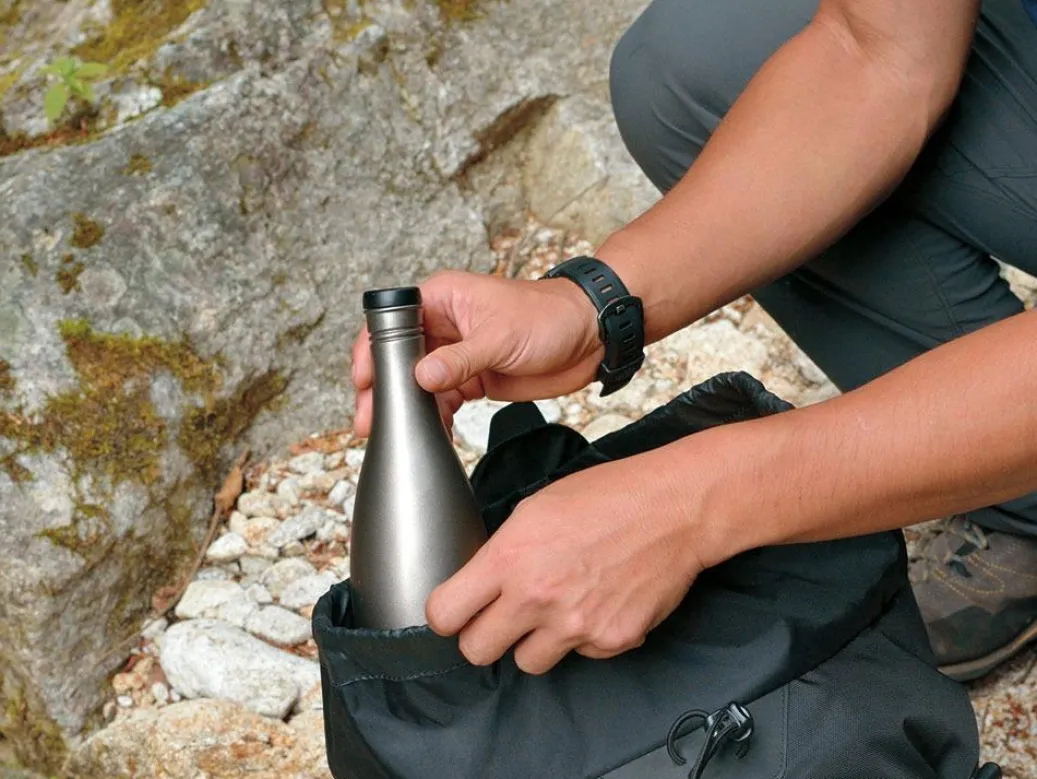 Titanium Sake Bottle