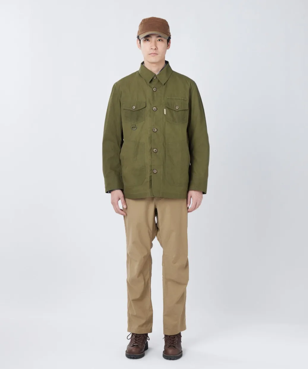Waxed Cotton Coverall Jacket