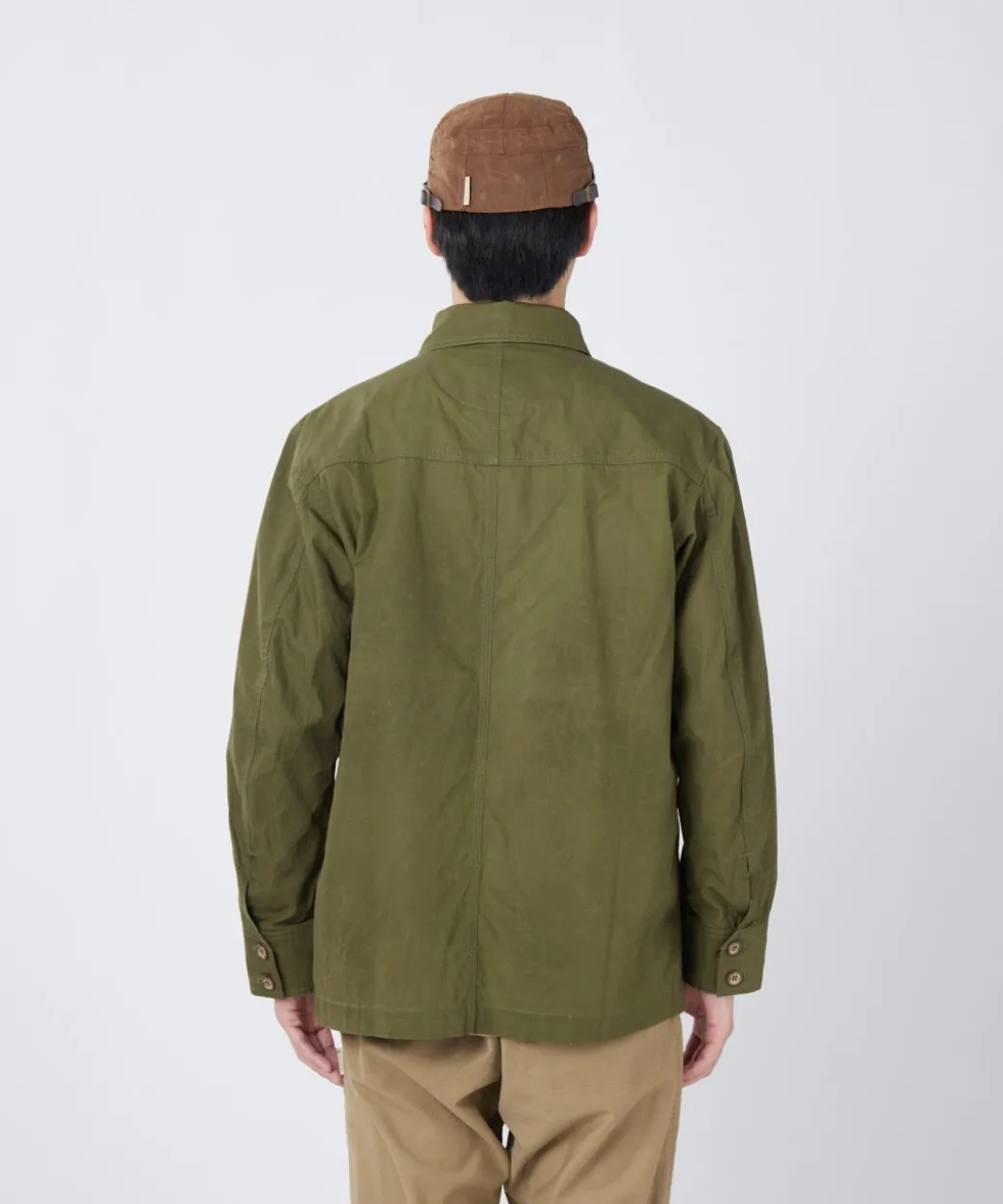 Waxed Cotton Coverall Jacket