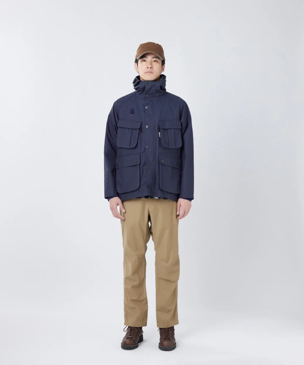 Waxed Cotton Hoodie