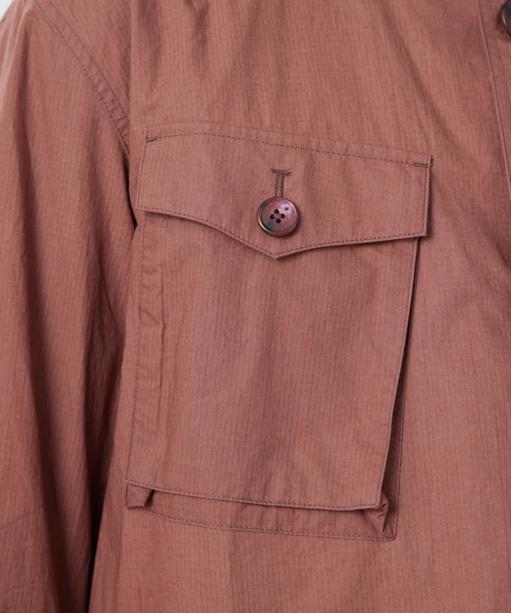 Waxed Windbreaker Jacket