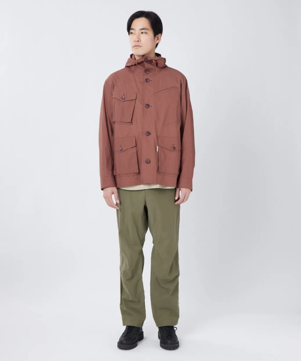 Waxed Windbreaker Jacket