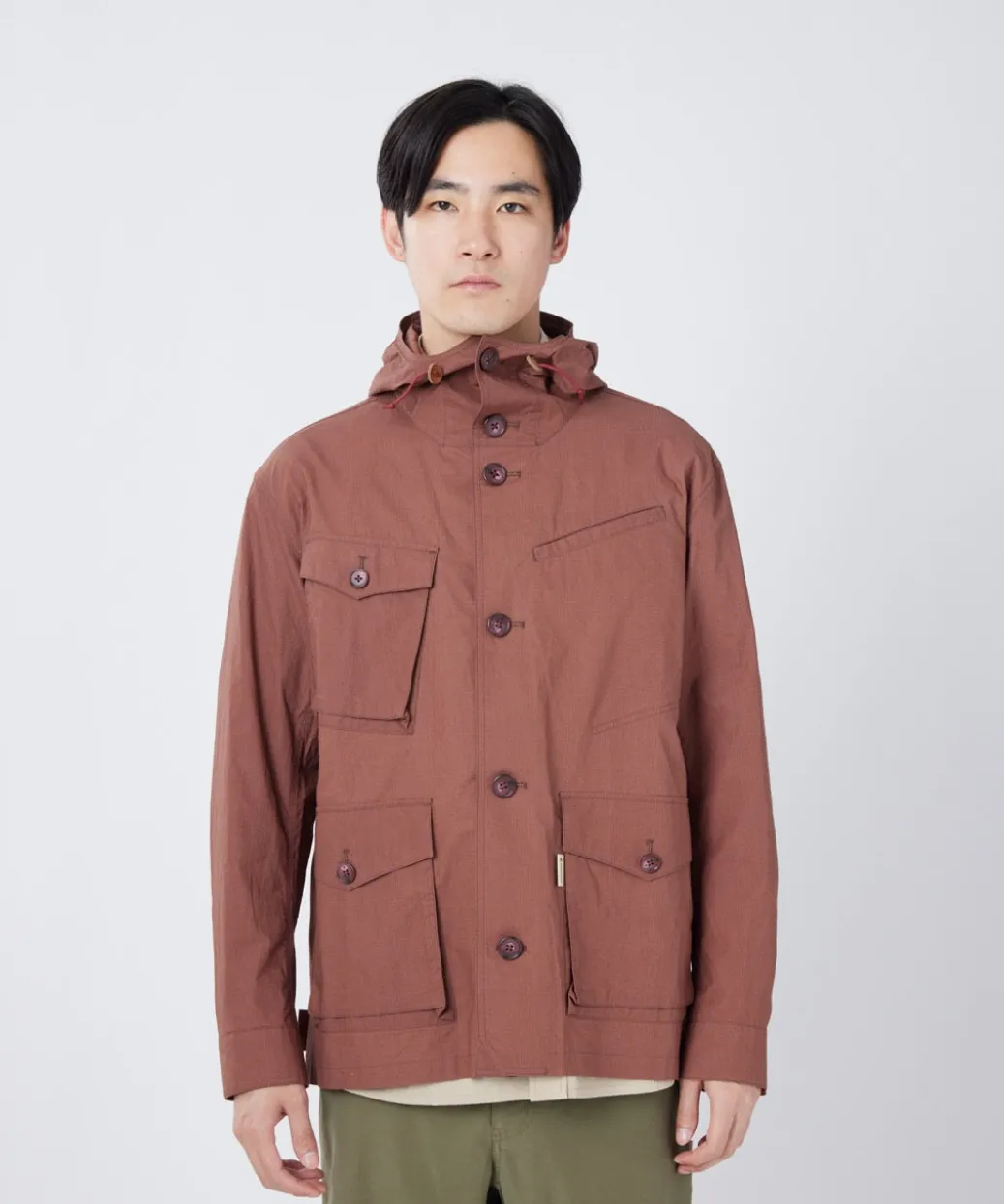 Waxed Windbreaker Jacket
