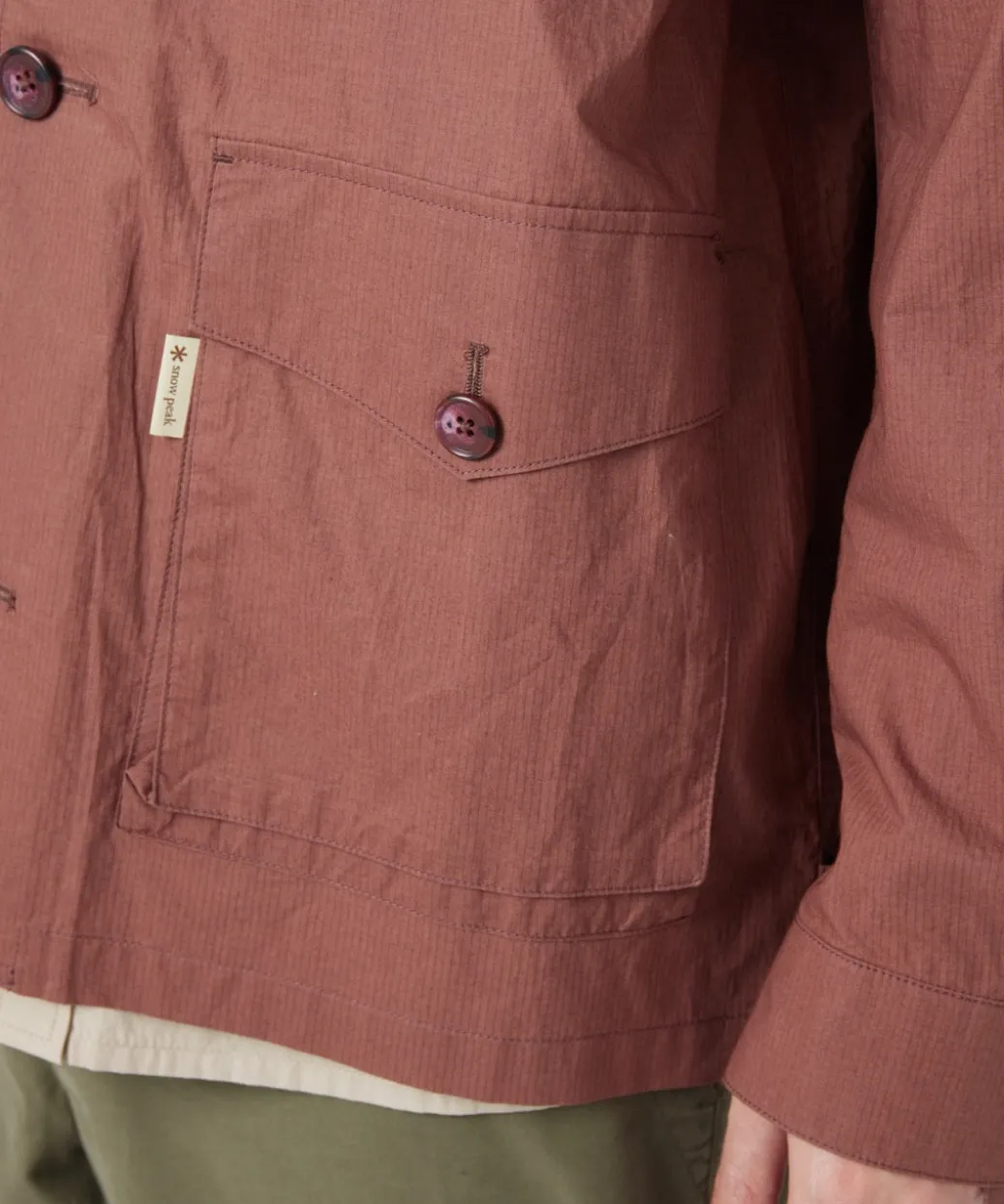Waxed Windbreaker Jacket